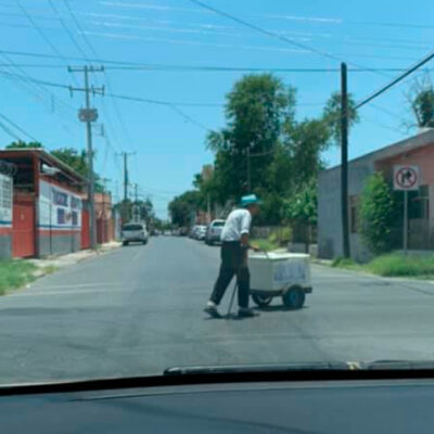 Fotos: En redes sociales piden ayuda para abuelito que vende paletas en Tamaulipas