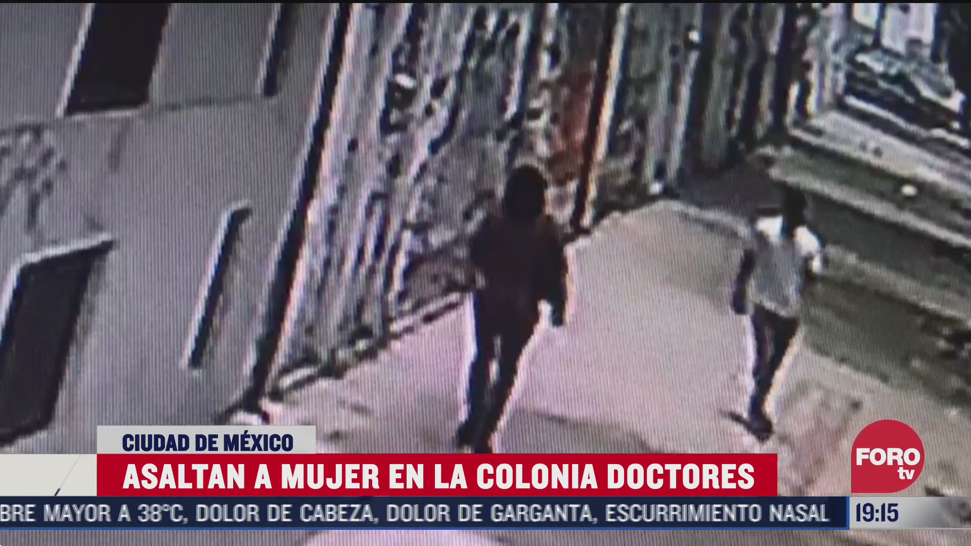 video del asalto a mujer calles de la colonia doctores