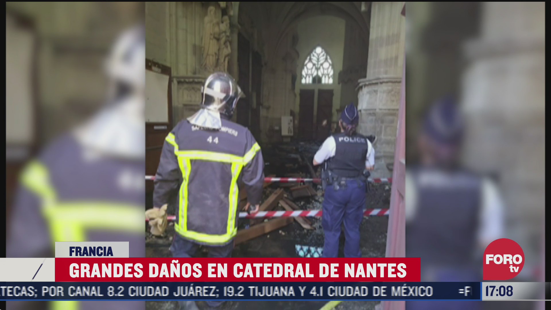 FOTO: 18 de julio 2020, investigan en francia causas del incendio en catedral de san pedro y san pablo