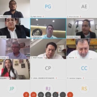 Diputados de Jucopo entrevistan a candidatos a ocupar cargos del Consejo General de INE