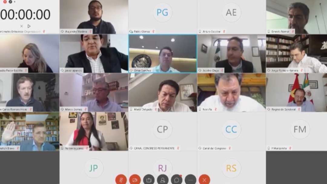 Diputados de Jucopo entrevistan a candidatos a ocupar cargos del Consejo General de INE