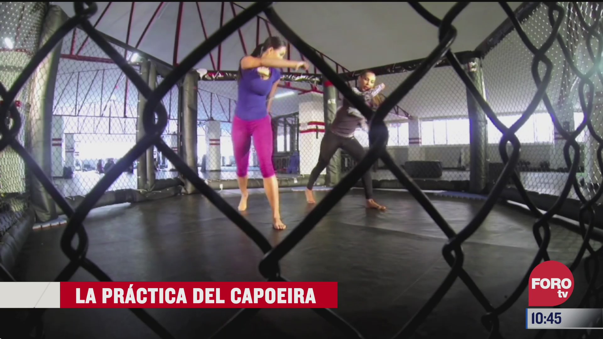 la practica de capoeira