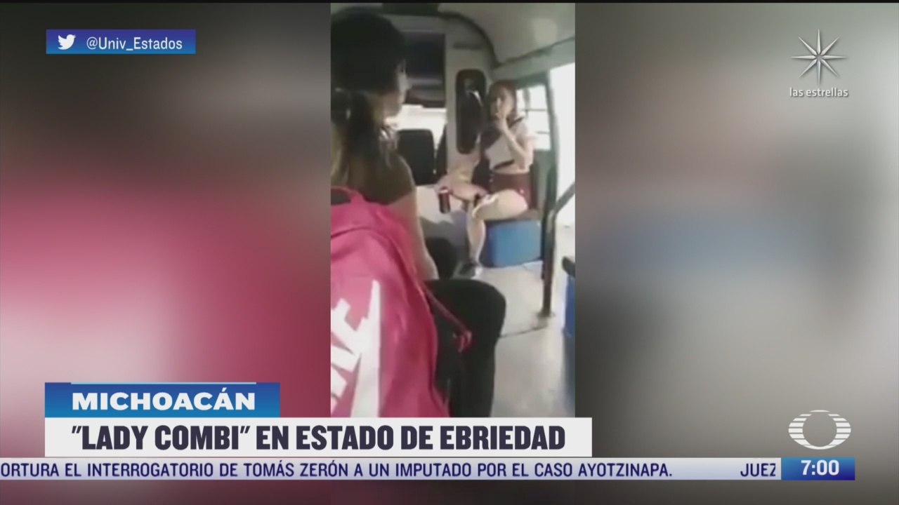 lady combi golpea a pasajera en transporte publico en michoacan