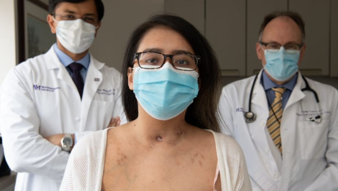 Mayra Ramírez trasplante doble pulmón por coronavirus