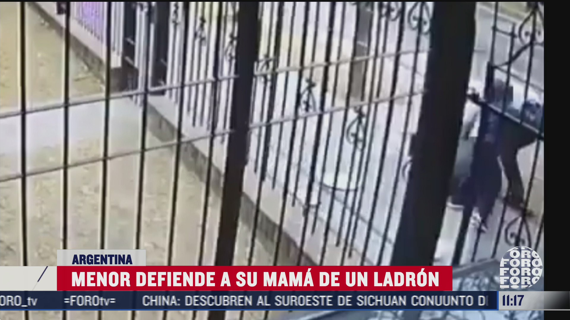 menor defiende a su mama de un ladron en argentina
