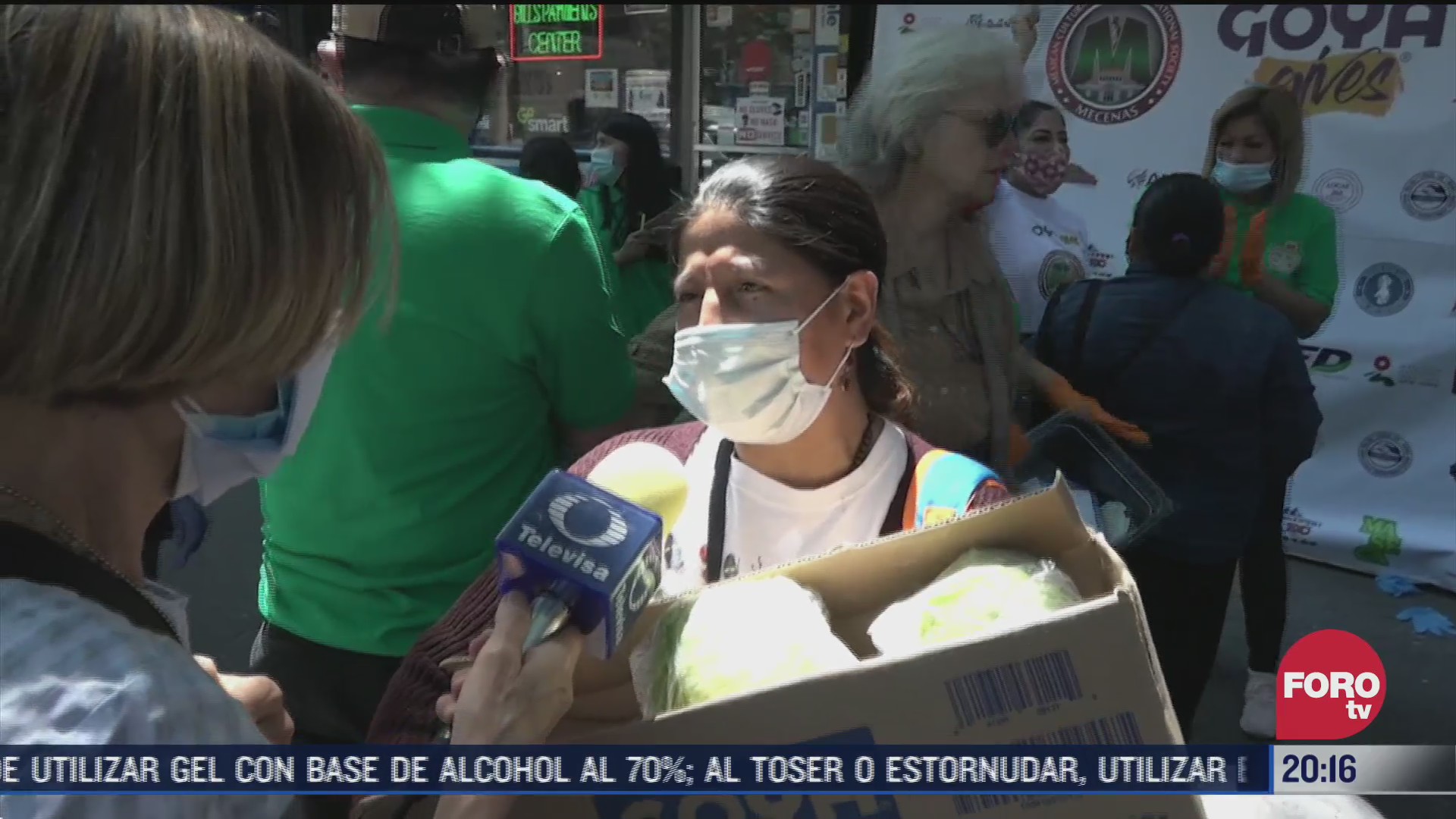 migrantes mexicanos ayudan a afectados por coronavirus en Nueva York