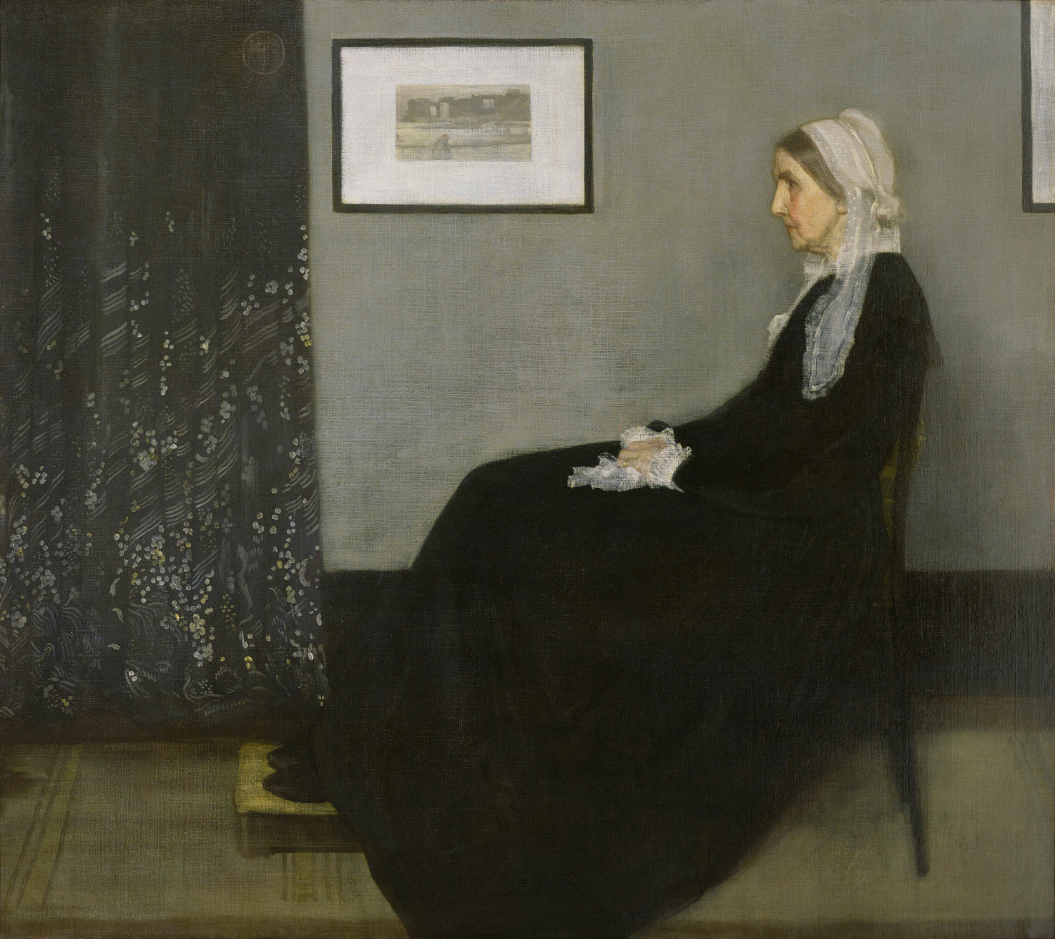 James Abbot Whistler, madre de Whistler, pintura