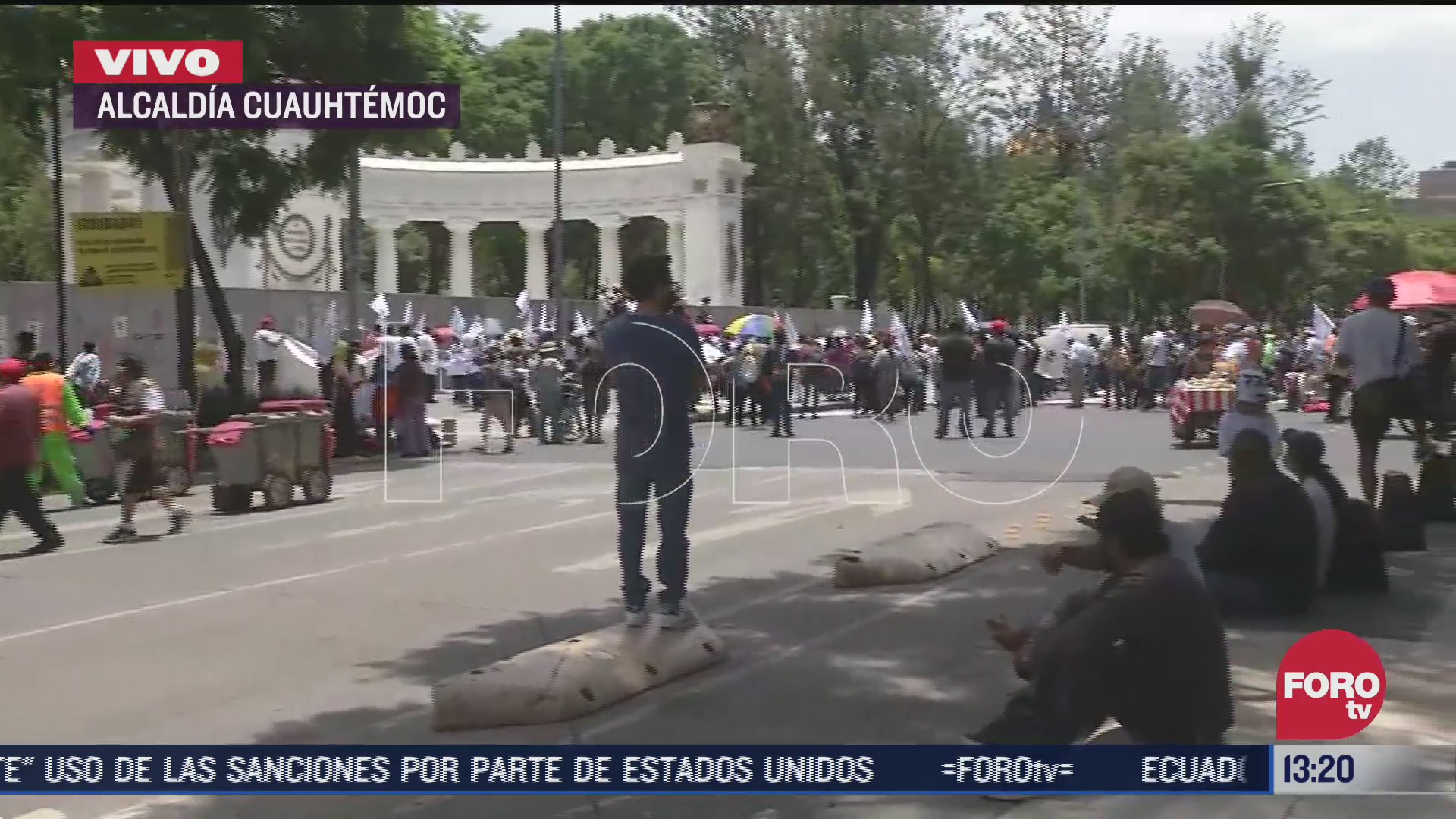 FOTO: 18 de julio 2020, movimiento obrero realiza bloqueo sobre av juarez