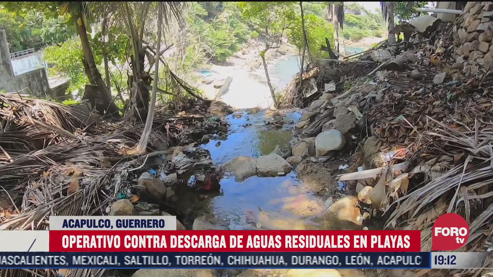 descargas de aguas residuales en Acapulco