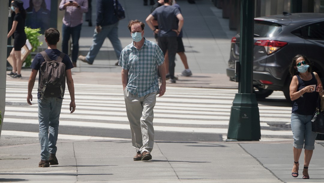 Personas caminando en Nueva York