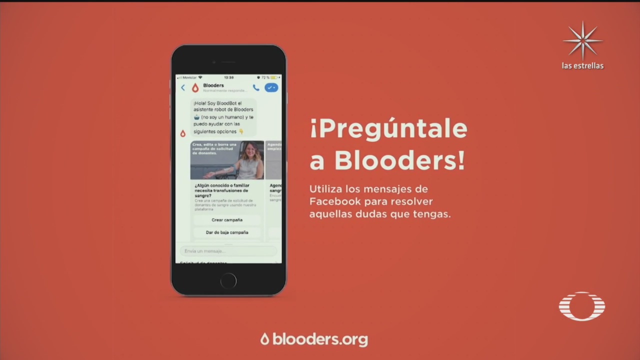 blooders aplicación (app) busca agilizar la donacion de sangre