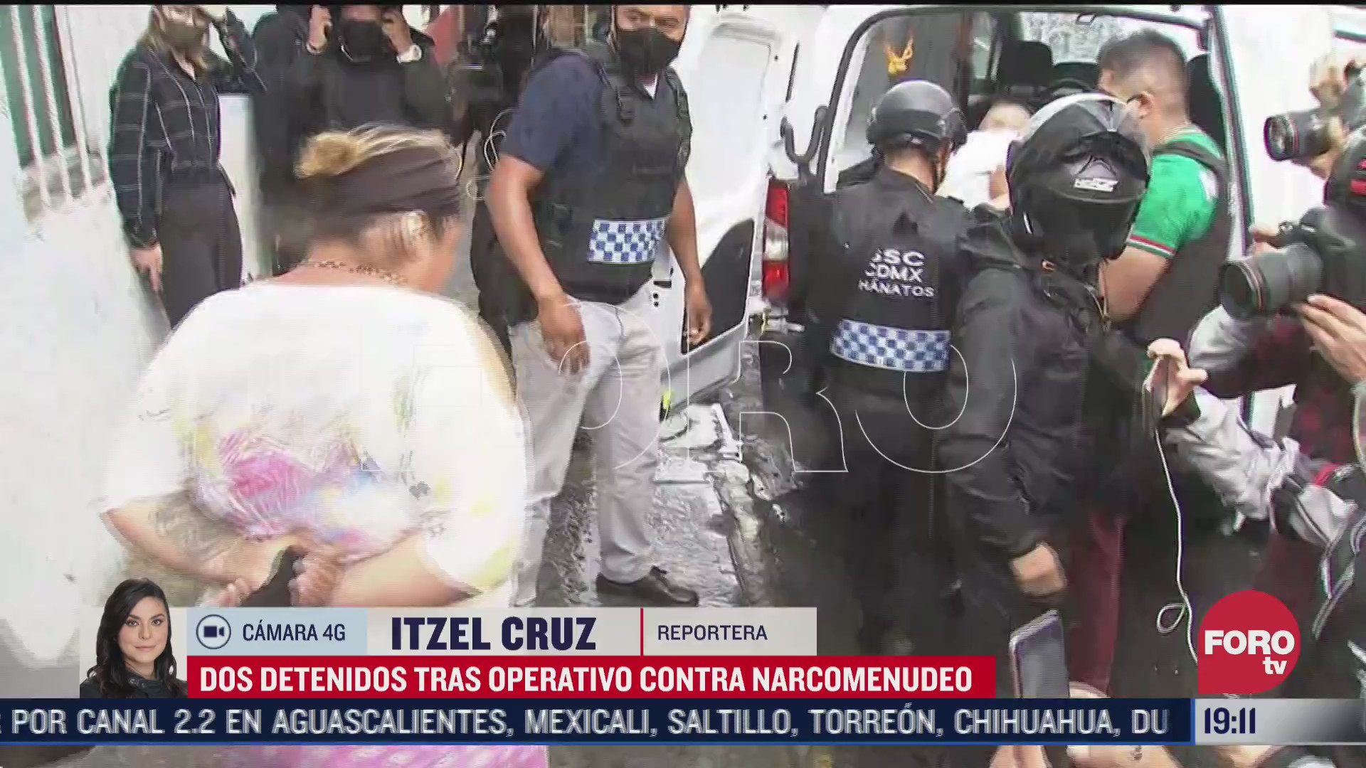Policía de CDMX detiene a dos personas en operativo contra narcomenudeo en la GAM