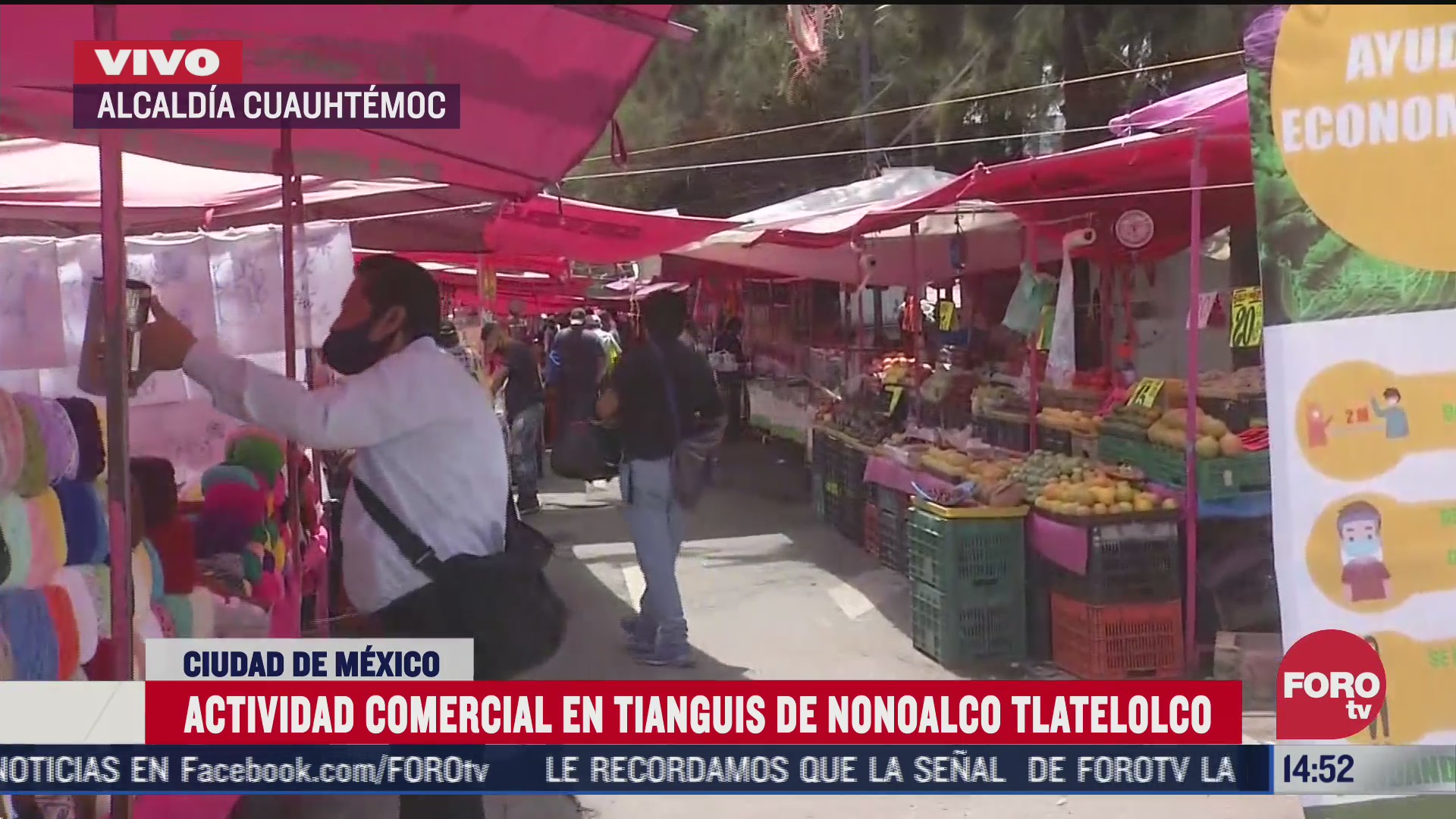 reanudan actividad en tianguis de tlatelolco en cdmx