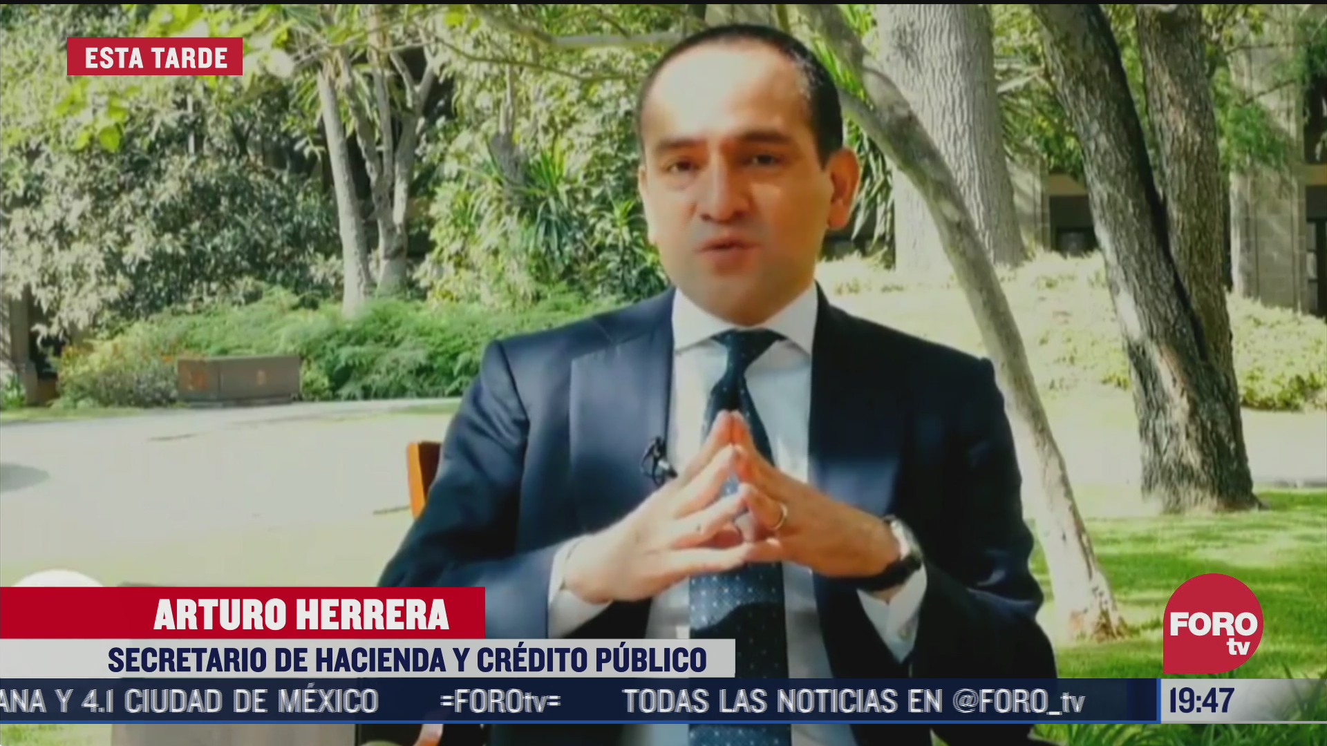 Arturo Herrera secretario de hacienda agradece apoyo de empresaios por nueva reforma a sistema de pensiones en México