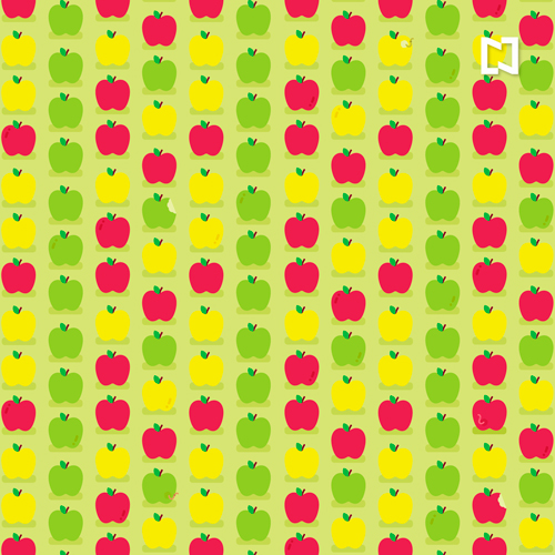 Encuentra las manzanas con gusano en este reto visual