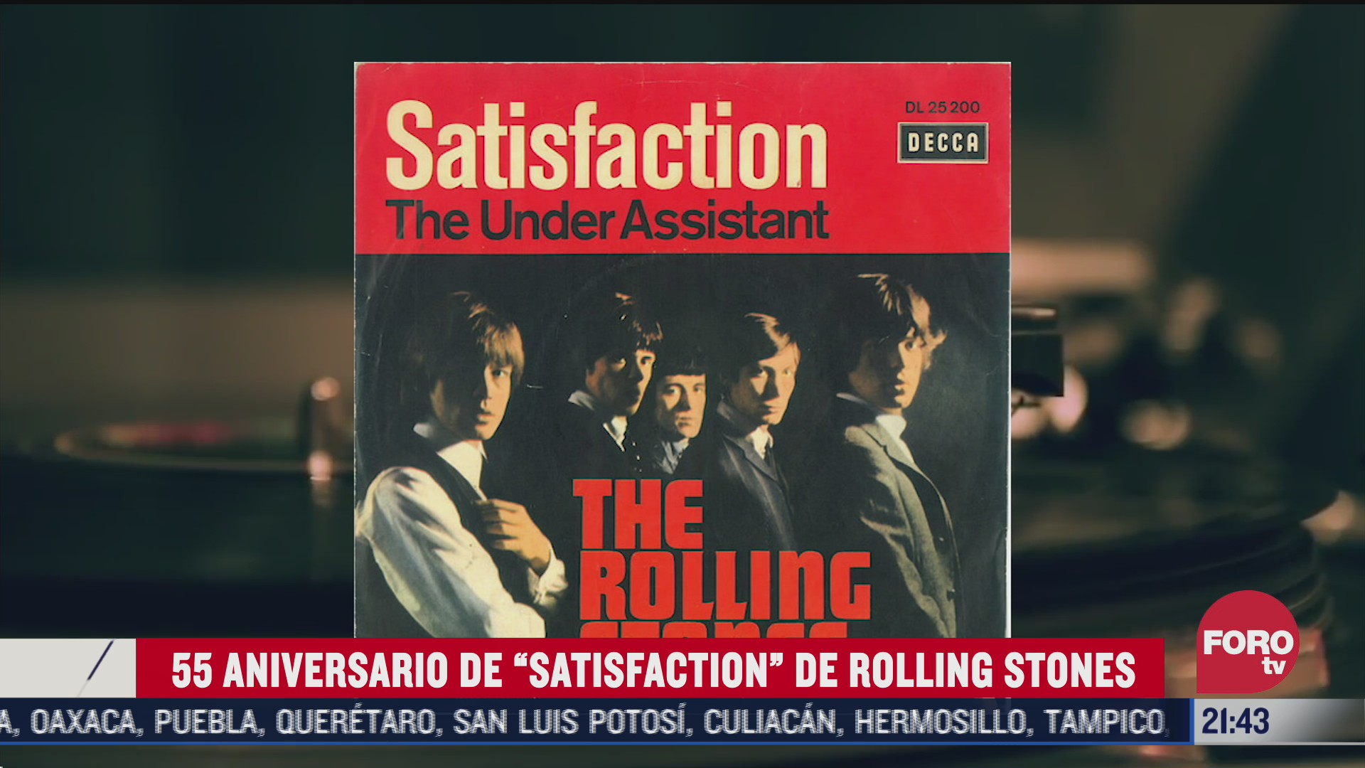 55 aniversario de "satisfaction" The Rolling Stone