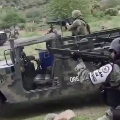 Se registra enfrentamiento armado en poblado de El Aguaje, en Aguililla, Michoacán