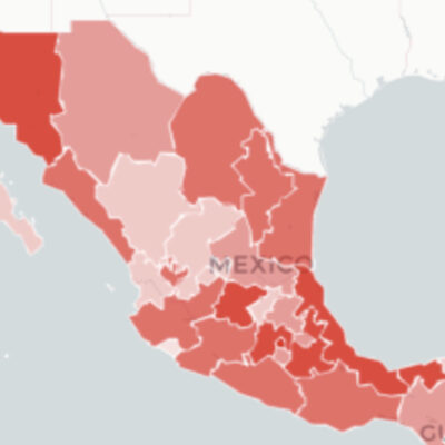 Mapa y casos de coronavirus en México del 19 de julio de 2020