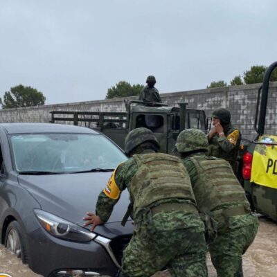 Por Hanna, Ejército despliega más de 350 elementos en Nuevo León y Tamaulipas