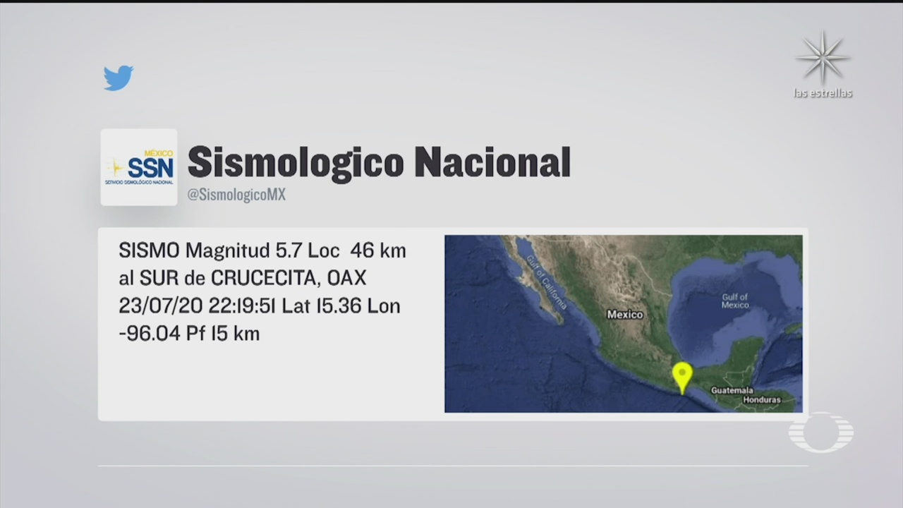 sismo de magnitud 5 7 con epicentro en crucecita oaxaca se percibe en cdmx