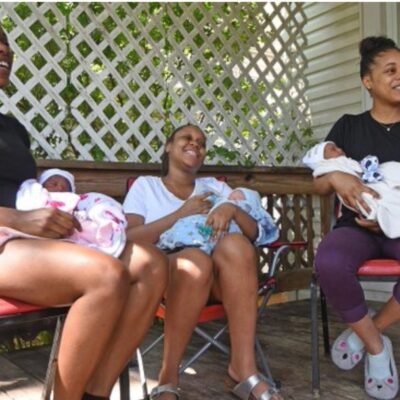Tres hermanas dan a luz en el mismo día y hospital en Ohio
