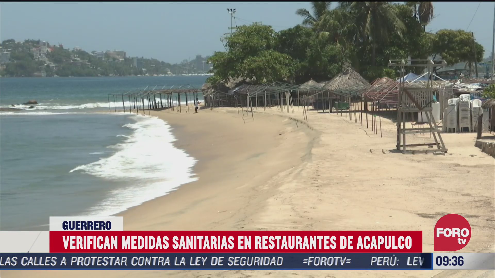 verifican medidas sanitarias en restaurantes en acapulco