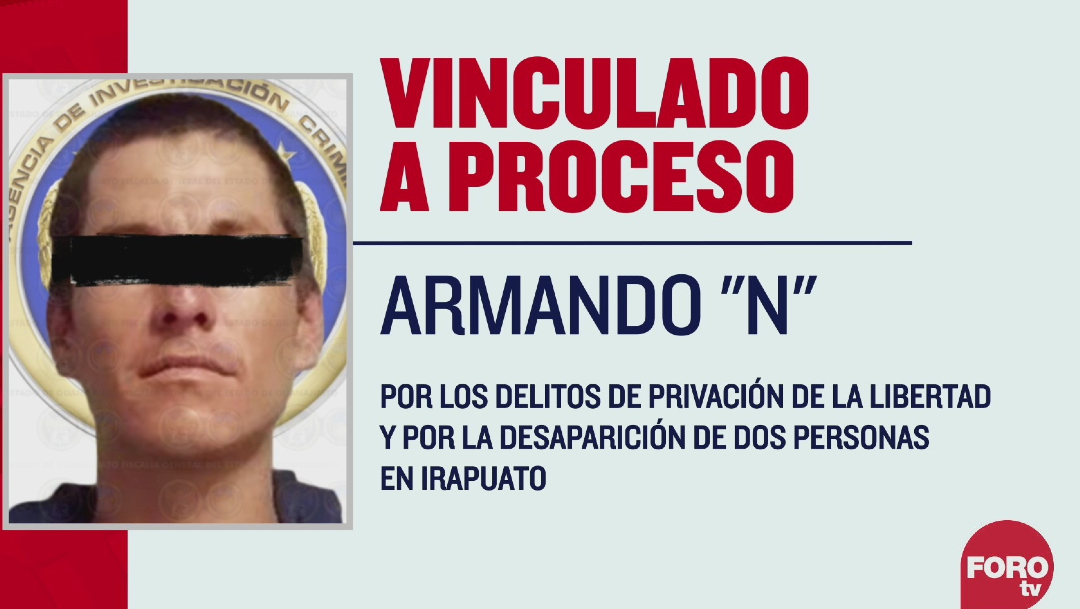 Vinculan a procesos a Armando "N", acusado de privación ilegal de la libertad