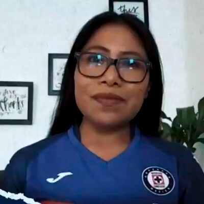 Video: Yalitza Aparicio manda mensaje de apoyo a Cruz Azul y sus aficionados
