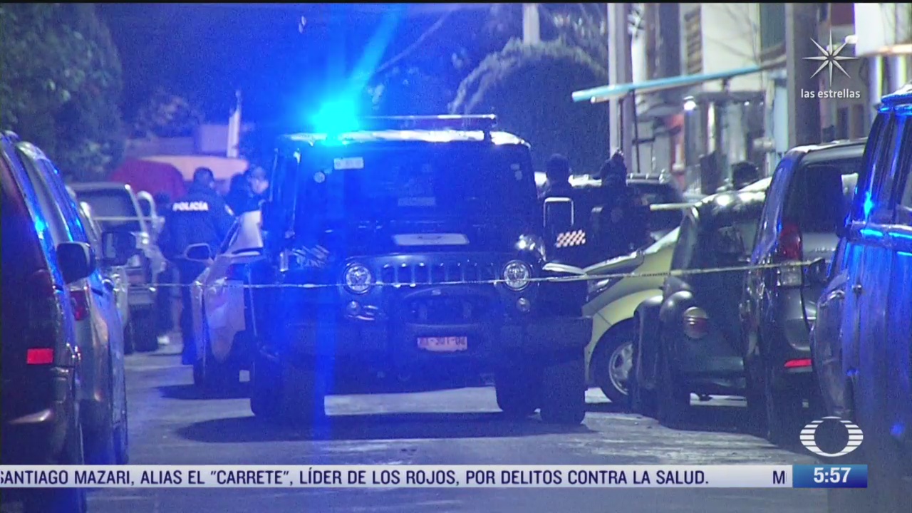 Mueren dos hombres baleados en la Ciudad de México