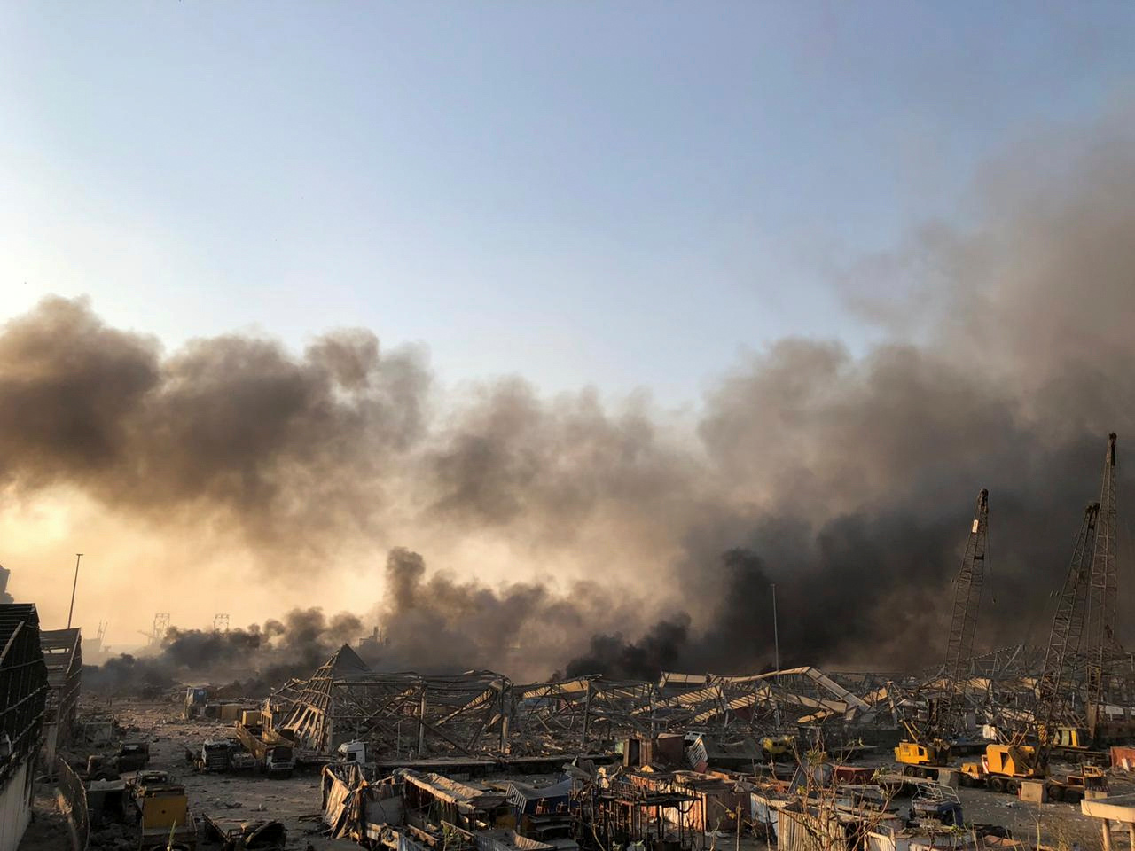 La explosión del puerto de Beirut en fotos
