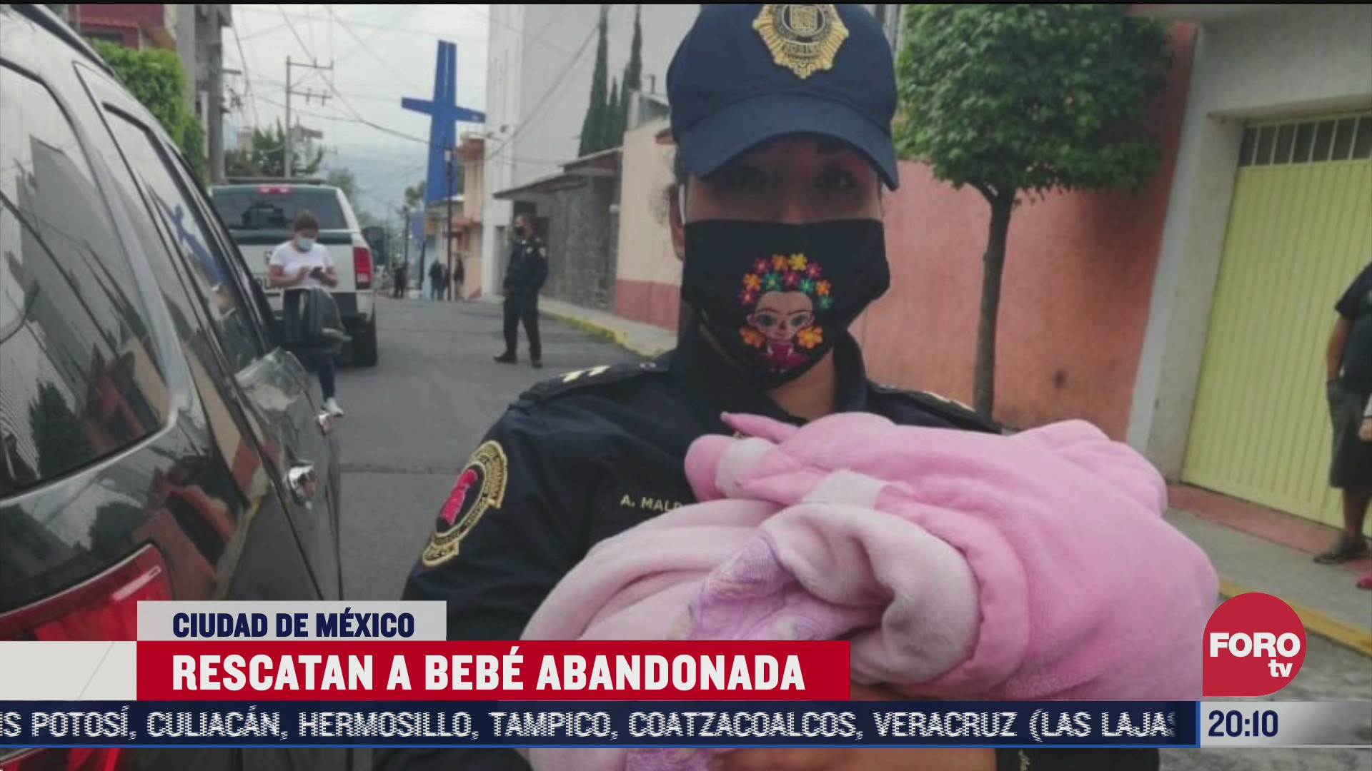 policías de la CDMX rescataron a una bebé abandonada en calles de Cuajimalpa