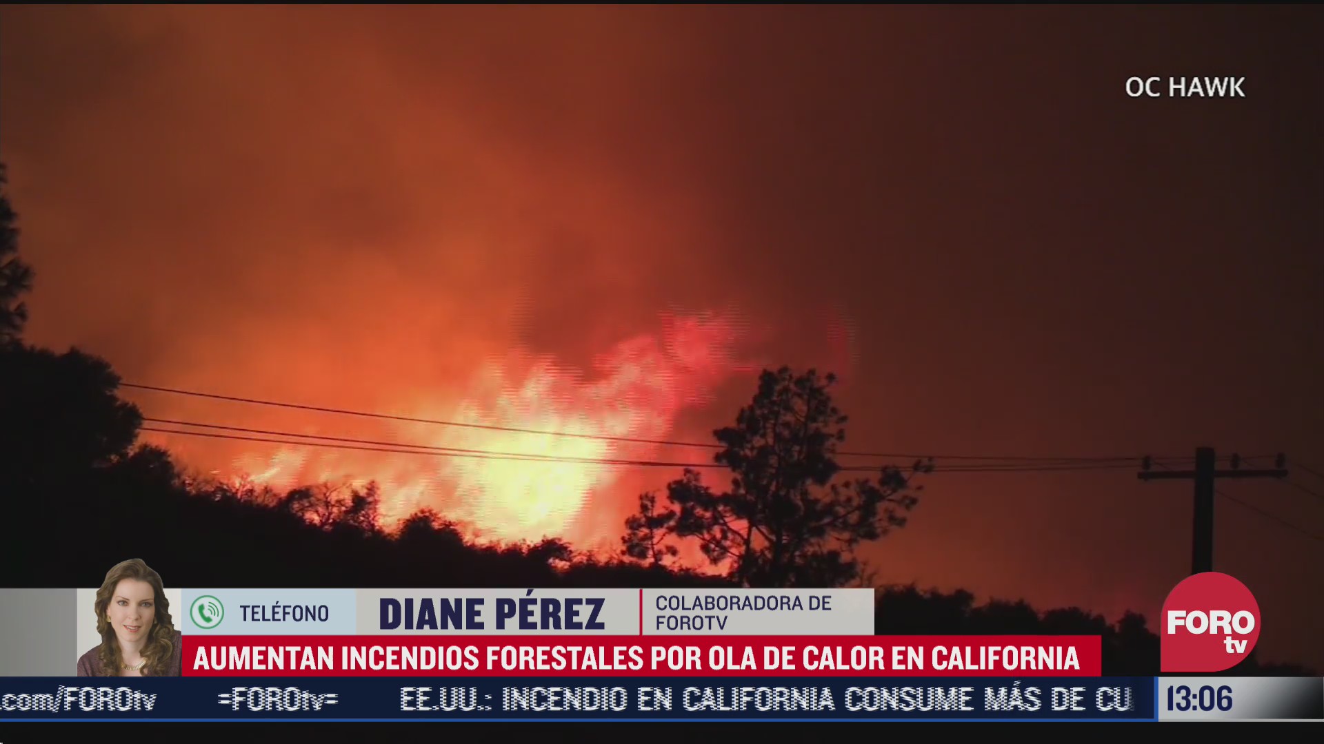 alerta en california y oregon por incendios forestales