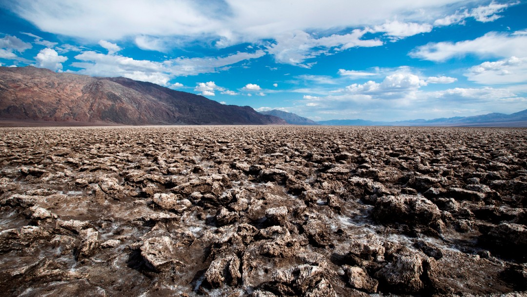 Altas temperaturas en el Parque Nacional Death Valley de California