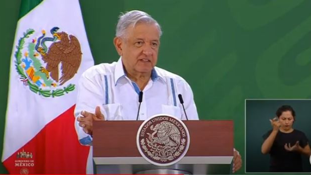 El presidente de México, Andrés Manuel López Obrador, en conferencia de prensa desde Acapulco, Guerrero