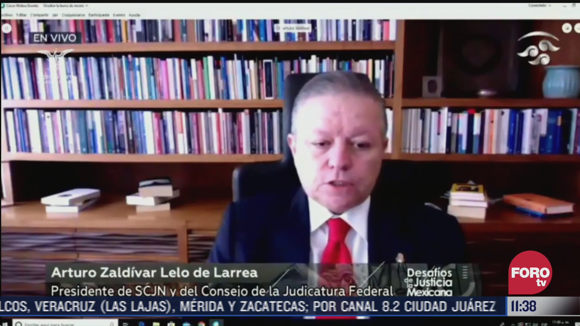 arturo zaldivar encabeza primer encuentro digital desafios de la justicia mexicana