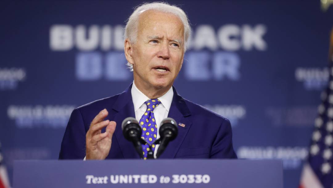 Joe Biden dará en Delaware su discurso de aceptación a la candidatura demócrata para contender en las elecciones de noviembre de este año contra Donald Trump