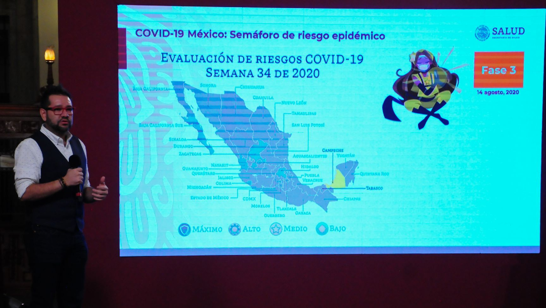 Campeche, primer estado en llegar al semáforo amarillo por COVID-19