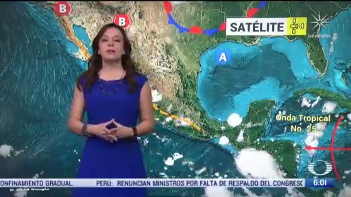 canal de baja presion provocara lluvias con granizadas en mexico