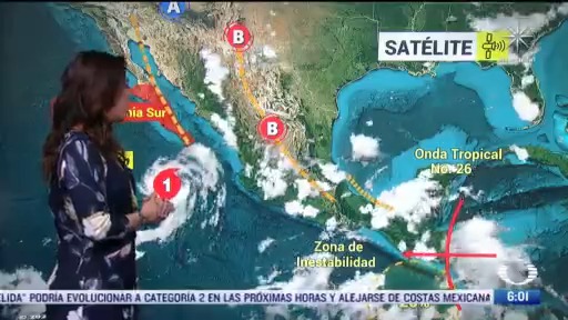 canal de baja presion provocara lluvias en gran parte de mexico 11 agosto