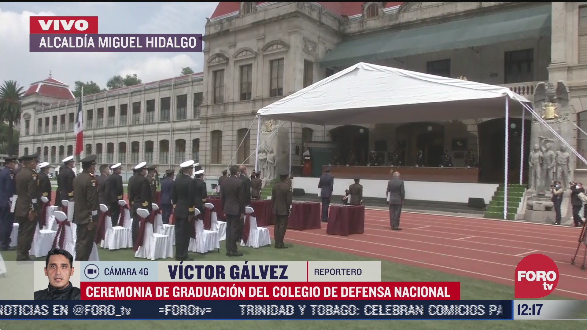ceremonia de graduacion del colegio de defensa nacional