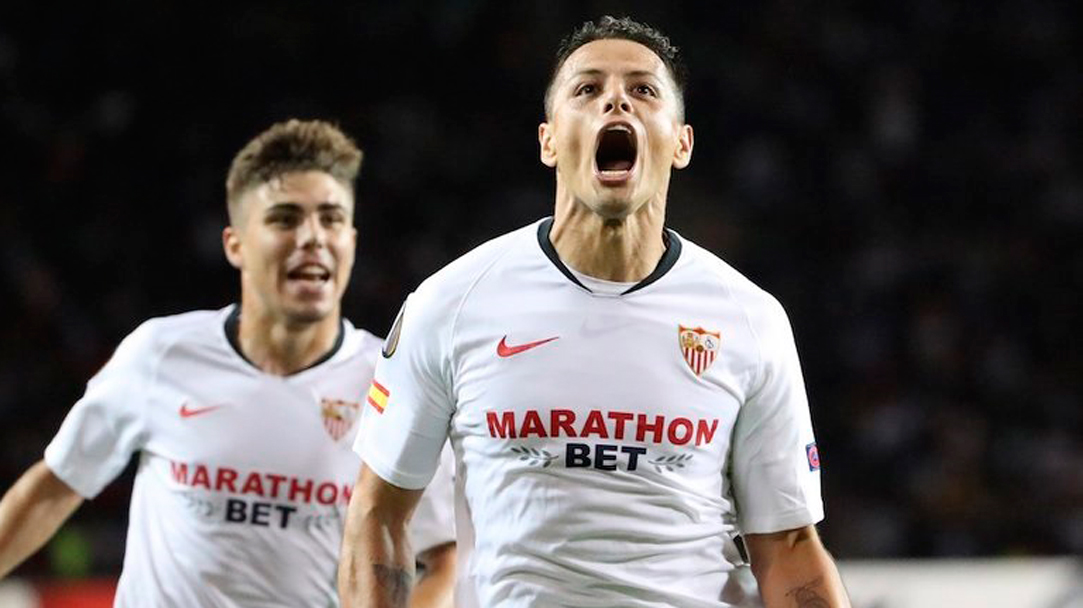 Chicharito Hernández podría ser campeón de la Europa League con el Sevilla