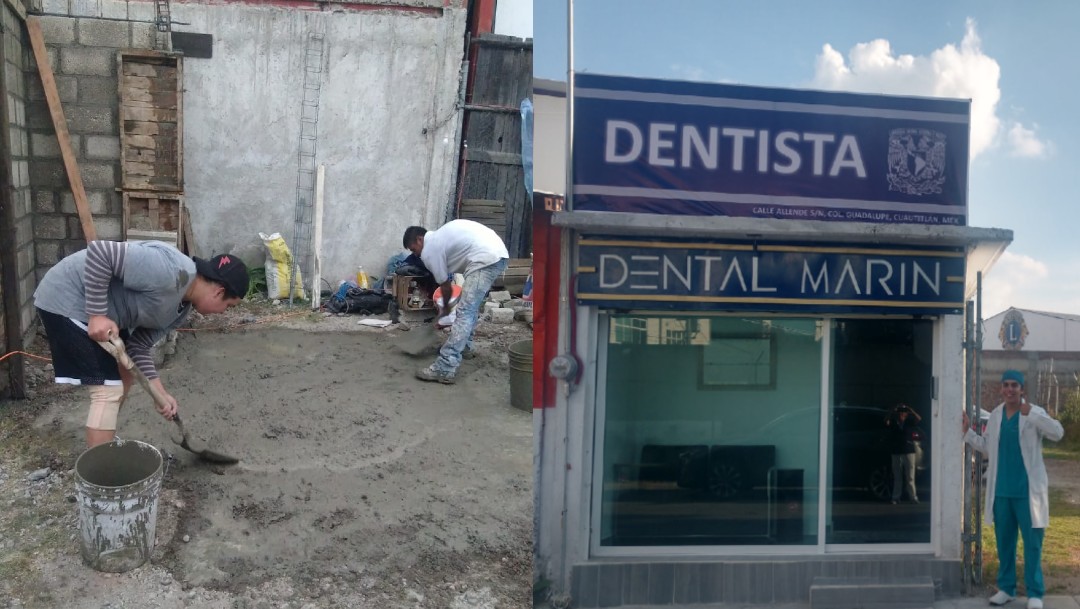 Dentista construye su propio consultorio