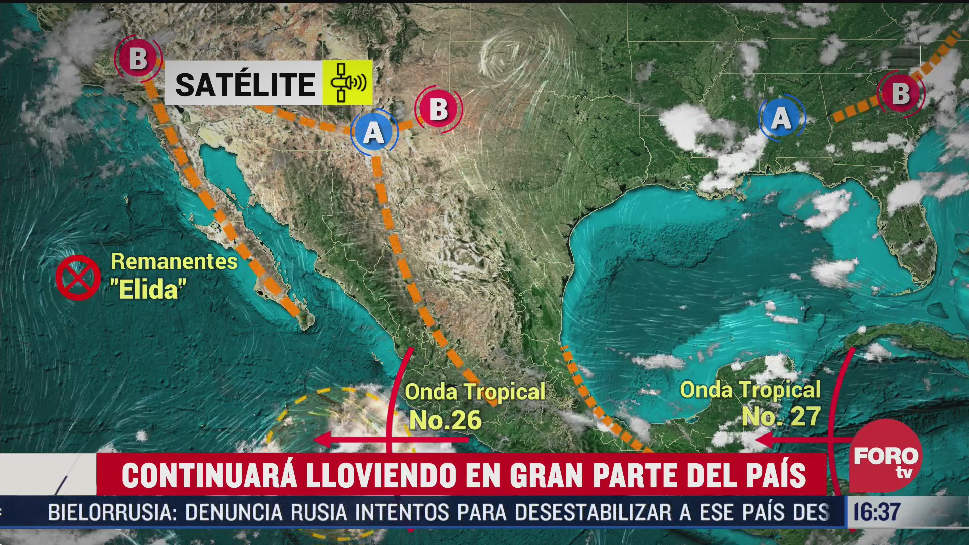 continuaran lluvias en el centro de mexico proteccion civil