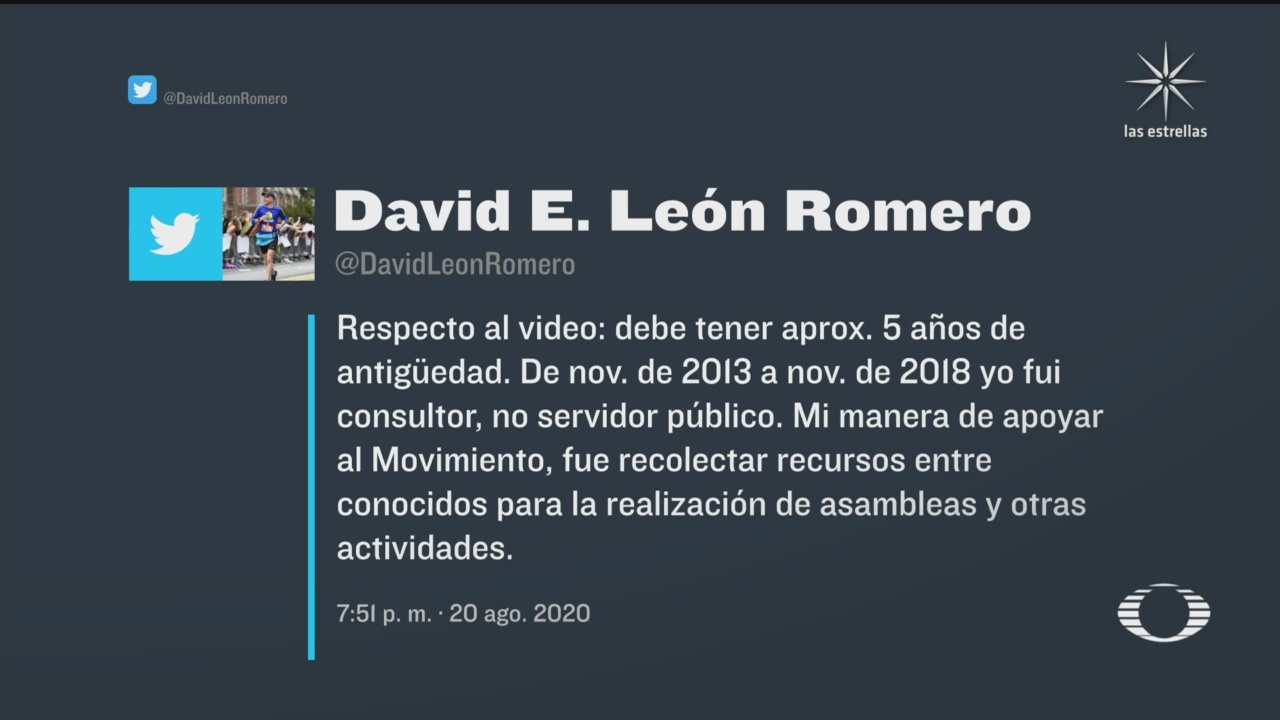 David León anuncia en twitter ‘No tomaré protesta como integrante de Ssa, en tanto se aclara video”