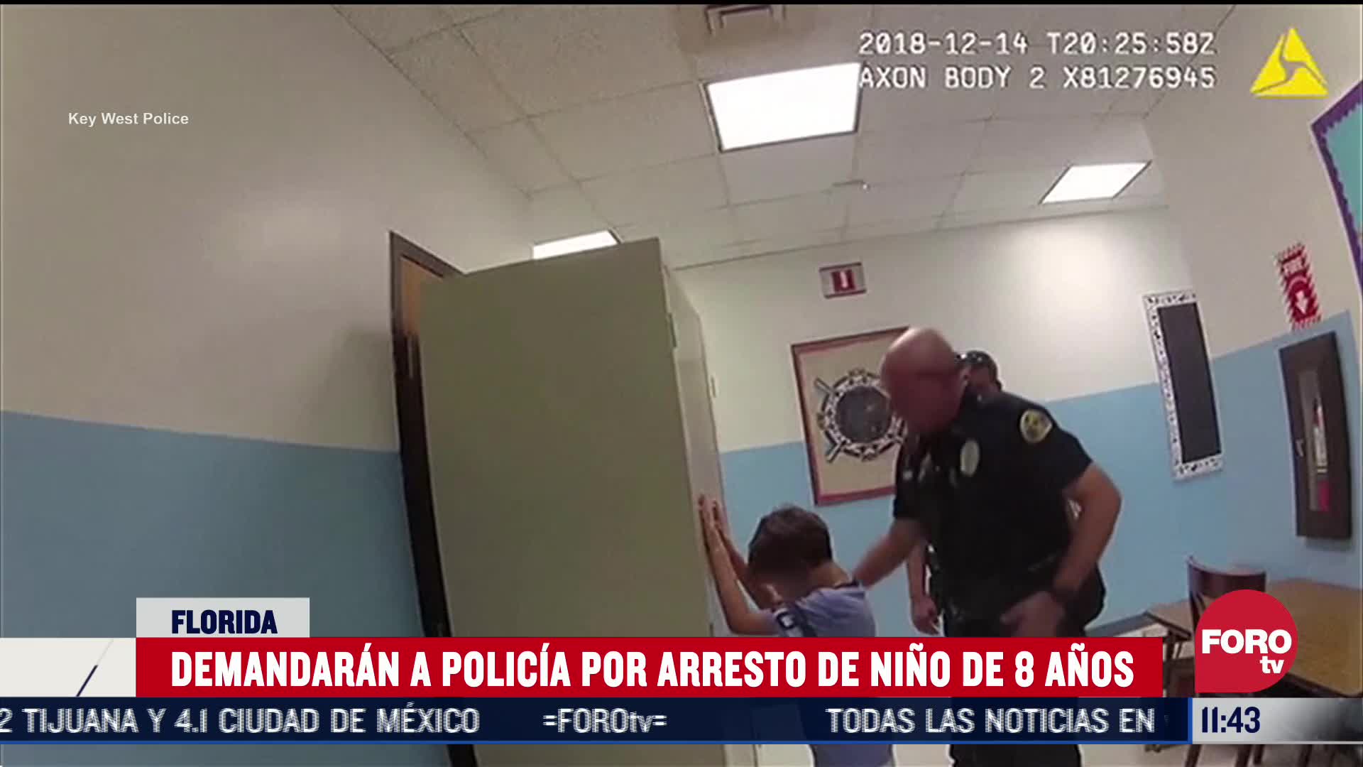 demandaran a policias por arresto de nino de 8 anos en florida