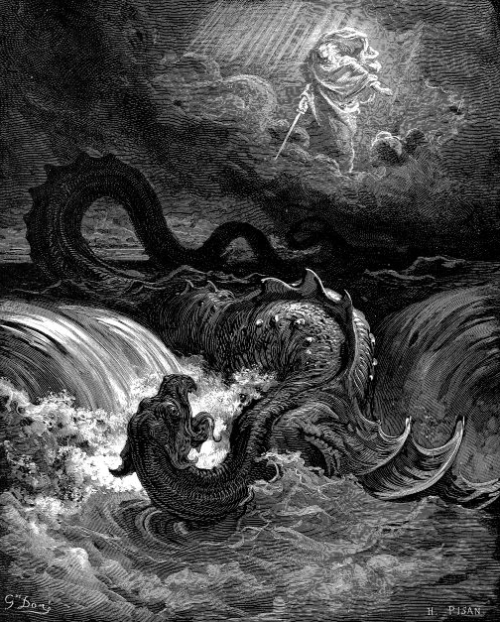 Pintura de Leviathan por Gustave Doré