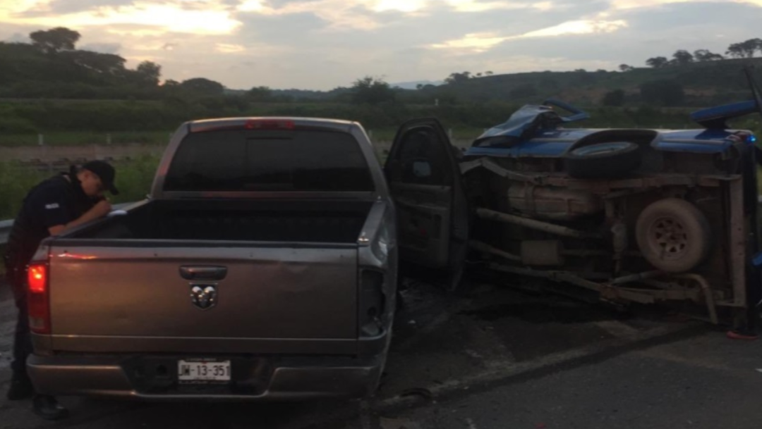 Accidente en la carretera libre Sayula- Ciudad Guzmán