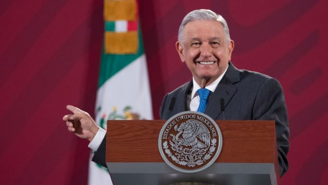 El presidente Andrés Manuel López Obrador en Palacio Nacional