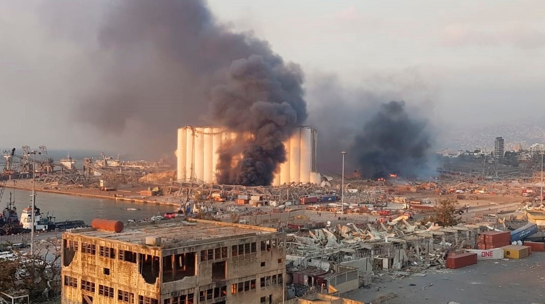 explosion en beirut, libano