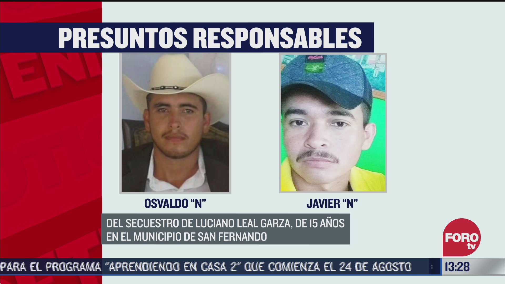 familiares presuntos involucrados en secuestro de menor en tamaulipas